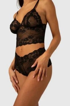 Valerie Bralette Setje - Zwart -Seksspeeltjeswinkel 069506 001 s 16