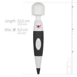 Pixey Wand Vibrator - Zwart 10 Pixey Wand Vibrator - Zwart -Seksspeeltjeswinkel 122 F2100 5