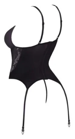 Cottelli Collection Korset Met Bandjes - Rood & Zwart -Seksspeeltjeswinkel 26328023021 4