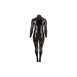 Cottelli Collection Plus Size Wetlook Catsuit Met Lange Rits -Seksspeeltjeswinkel 27303401051 2