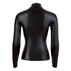 Cottelli Collection Wetlook Shirt Met Lange Mouwen En Rits -Seksspeeltjeswinkel 27603201021 2