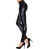 MUSIC LEGS Wetlook Legging - Zwart