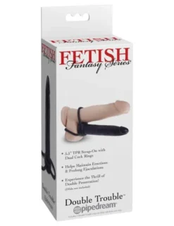Fetish Fantasy Series Double Trouble Strap-On Dildo Met Ringen -Seksspeeltjeswinkel 3740 23 4