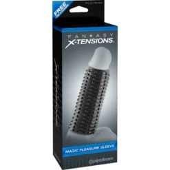Fantasy X-tensions Magic Pleasure Sleeve Black -Seksspeeltjeswinkel 4135 23 3