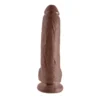 King Cock Realistische Dildo Met Balzak - 25 Cm
