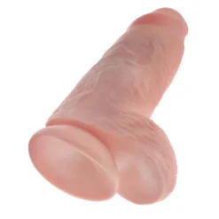 King Cock Chubby Realistische Dildo Met Balzak - 18 Cm -Seksspeeltjeswinkel 5532 21 4
