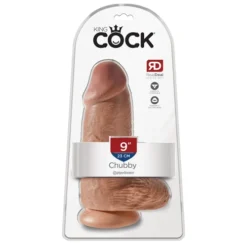 King Cock Chubby Realistische Dildo Met Balzak - 18 Cm -Seksspeeltjeswinkel 5532 22 5