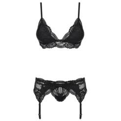 Obsessive Driedelig Kanten Lingeriesetje 7 Obsessive Driedelig Kanten Lingeriesetje -Seksspeeltjeswinkel 810 SEG 1 SM 3