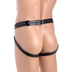 Spiked Leather Kuisheidsgordel Met Spikes -Seksspeeltjeswinkel AF239 3