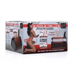 LoveBotz The Saddle Deluxe Sex Machine Met 2 Opzetstukken -Seksspeeltjeswinkel AF497 6