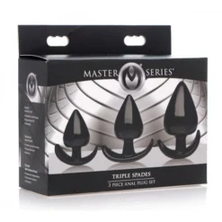 Master Series Triple Spades Driedelige Buttplug Set -Seksspeeltjeswinkel AG342 3