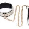 Master Series Kink In The Dark - Glow In De Dark Halsband Met Riem