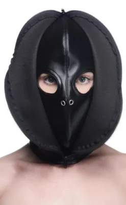 STRICT Bondage Hoofd Masker Met Rits Aan De Voorkant