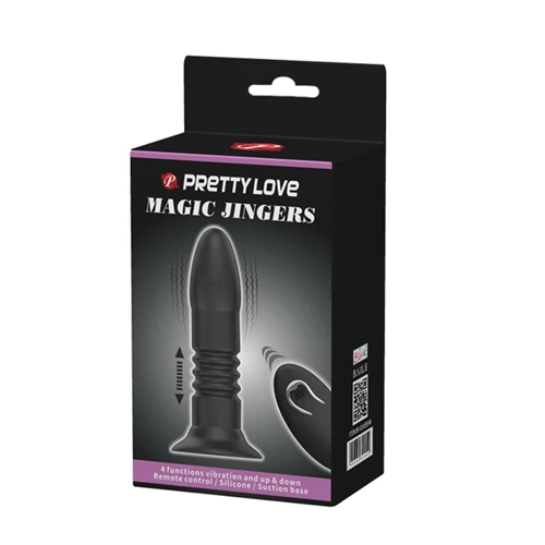 Pretty Love Magic Jingers Vibrerende/Stotende Buttplug 4 Pretty Love Magic Jingers Vibrerende/Stotende Buttplug - Afbeelding 4