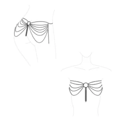 Bijoux Indiscrets Magnifique Heupketting - Zilver -Seksspeeltjeswinkel BI0197 5