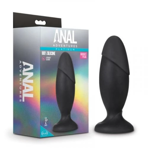 Anal Adventures Platinum - Silicone Rocket Grote Anaal Plug 2 Anal Adventures Platinum - Silicone Rocket Grote Anaal Plug - Afbeelding 2