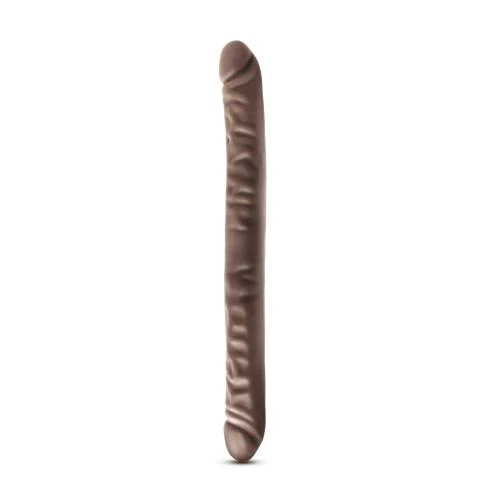 Dr. Skin - Realistische Dubbele Dildo 45 Cm - Chocolate 1 Dr. Skin - Realistische Dubbele Dildo 45 Cm - Chocolate