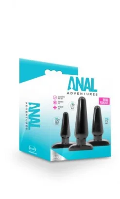 Anal Adventures - Basic Anaal Plug Set -Seksspeeltjeswinkel BL 386915 3