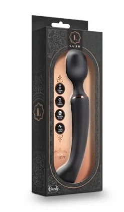 Lush Gia Dubbele Vibrator - Zwart -Seksspeeltjeswinkel BL 71105 4