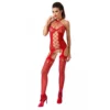 Passion Jarretel Catsuit - Rood