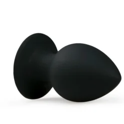 Zachte Siliconen Buttplug - Medium 7 Zachte Siliconen Buttplug - Medium -Seksspeeltjeswinkel ET109BLK M 3