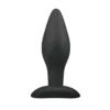 Medium Zwarte Siliconen Buttplug