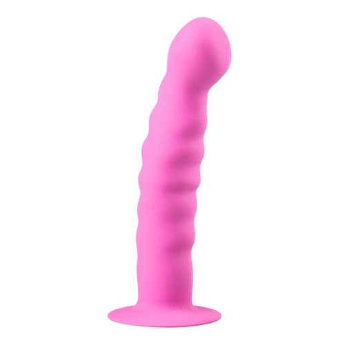 Siliconen Dildo Met Zuignap - Roze 1 Siliconen Dildo Met Zuignap - Roze