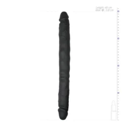 Double Ended Dildo - Zwart -Seksspeeltjeswinkel ET207BLK 3