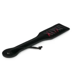 Zwarte Leren Paddle XOXO -Seksspeeltjeswinkel ET233BLK 3
