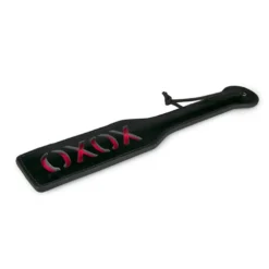 Zwarte Leren Paddle XOXO -Seksspeeltjeswinkel ET233BLK 4