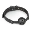 Ball Gag Met PVC Bal - Zwart