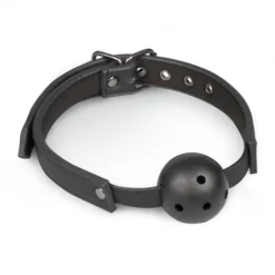 Ball Gag Met PVC Bal - Zwart