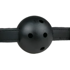 Ball Gag Met PVC Bal - Zwart -Seksspeeltjeswinkel ET276BLK 4