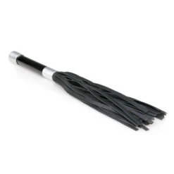 Flogger Met Metalen Handvat -Seksspeeltjeswinkel ET289BLK 3