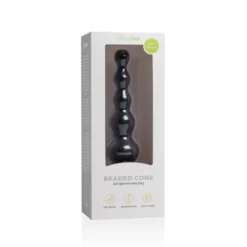 Beaded Cone Anaal Dildo -Seksspeeltjeswinkel ET351BLK 5