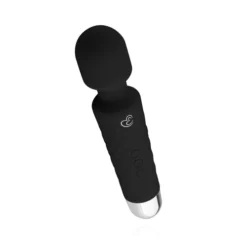 EasyToys Mini Wand Vibrator - Zwart -Seksspeeltjeswinkel ET373BLK 2