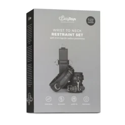 Neck And Wrist Restraint -Seksspeeltjeswinkel ET381BLK 3