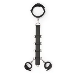 Neck And Wrist Restraint -Seksspeeltjeswinkel ET381BLK 4