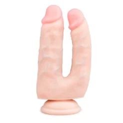 Realistische Dubbele Dildo Met Zuignap - 15 Cm