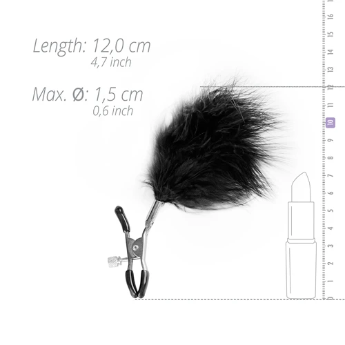 Verstelbare Tepelklemmen Met Veren 3 Verstelbare Tepelklemmen Met Veren - Afbeelding 3