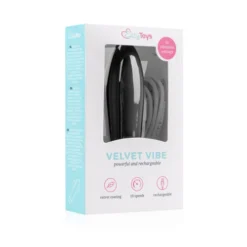 Velvet Vibe - Zwart 13 Velvet Vibe - Zwart -Seksspeeltjeswinkel ET799BLK 6