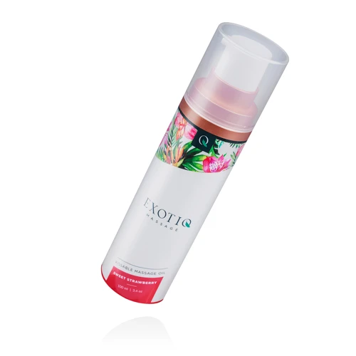 Exotiq Massageolie Sweet Strawberry - 100 Ml 2 Exotiq Massageolie Sweet Strawberry - 100 Ml - Afbeelding 2
