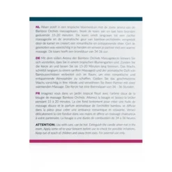 Exotiq Massagekaars Bamboe Orchideeën - 200g -Seksspeeltjeswinkel EX MC 01 200 5