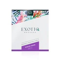 Exotiq Massagekaars Violet Rose - 200g -Seksspeeltjeswinkel EX MC 02 200 4
