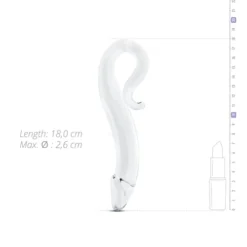 Glazen G-Spot/Prostaat Dildo No. 14 -Seksspeeltjeswinkel GIL532CLR 3