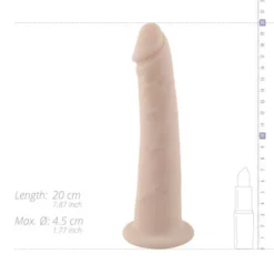 No-Parts - Rowan Realistische Dildo 20 Cm -Seksspeeltjeswinkel NP 07 BEIGE 10