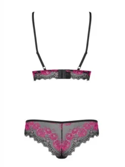 Obsessive Tulia 2-Delige BH Set - Zwart/Roze