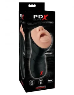 PDX Elite Deep Throat Vibrerende Masturbator -Seksspeeltjeswinkel RD507 4