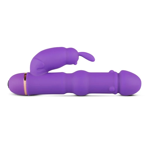 Teazers Siliconen Rabbit Vibrator - Paars 2 Teazers Siliconen Rabbit Vibrator - Paars - Afbeelding 2
