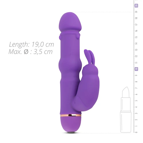 Teazers Siliconen Rabbit Vibrator - Paars 5 Teazers Siliconen Rabbit Vibrator - Paars - Afbeelding 5